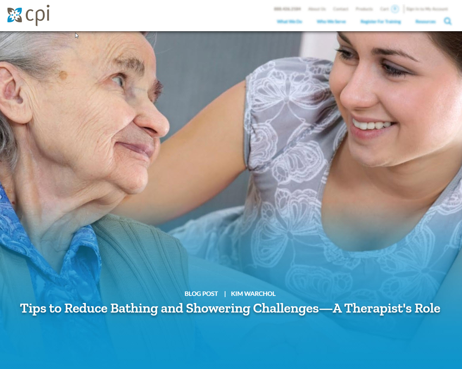 Tips to Reduce Bathing and Showering Challenges—A Therapist's Role