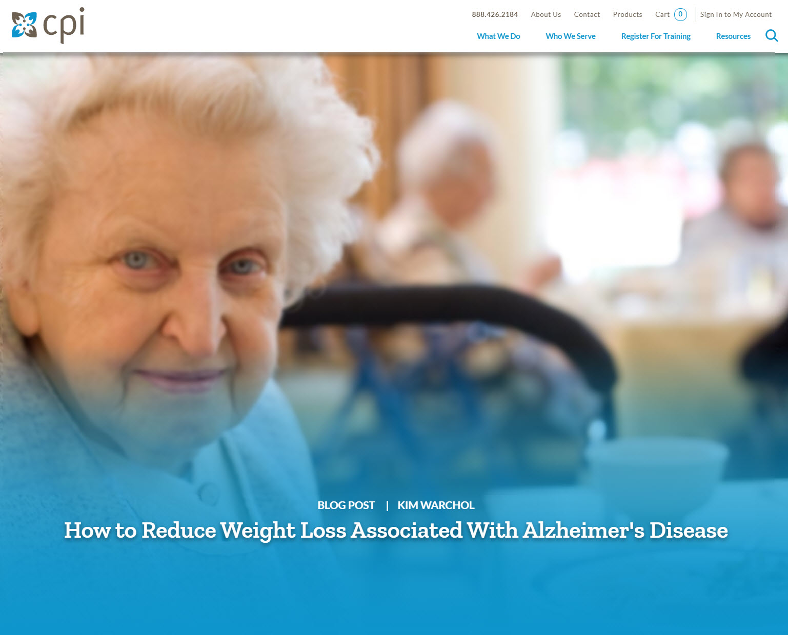 How to Reduce Weight Loss Associated With Alzheimer's Disease