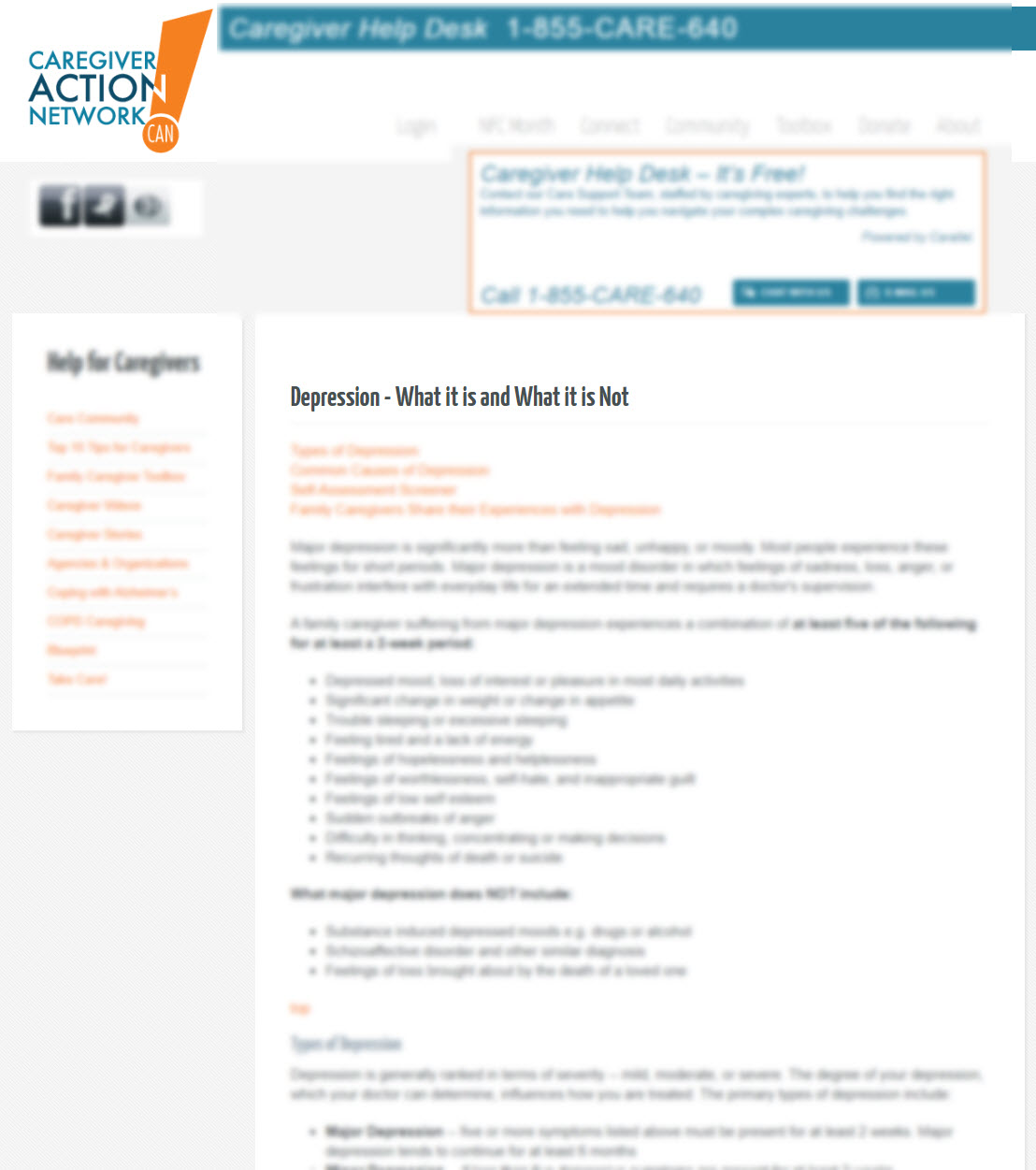 Depression - What It Is and What It Is Not